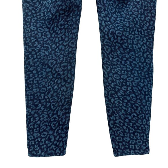 Spanx Womens Large Jeggings Jean-ish Ankle Skinny Leggings Leopard Print Jeans - Picture 6 of 11